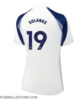 Günstige Tottenham Hotspur Dominic Solanke #19 Heimtrikot Damen 2025-26 Kurzarm
